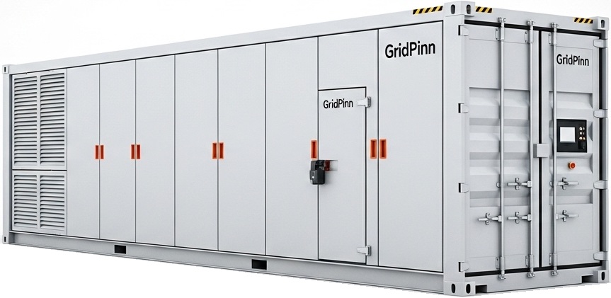 GridPinn Vault - Large-scale commercial battery energy storage system